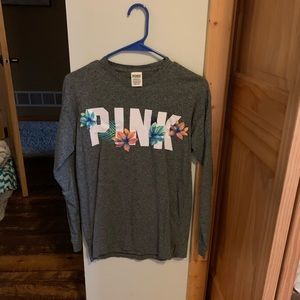 PINK flower long sleeve